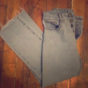 Brandy Melville high waist button fly mom jeans